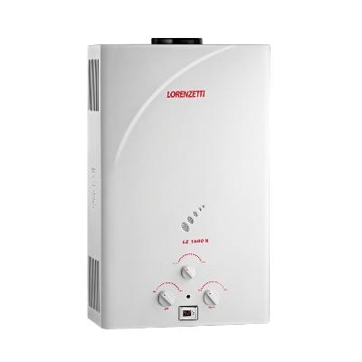 AQUECEDOR DE ÁGUA A GÁS LORENZETTI  LZ 1600N –  15 LITROS  –  COR BRANCO – GÁS GN
