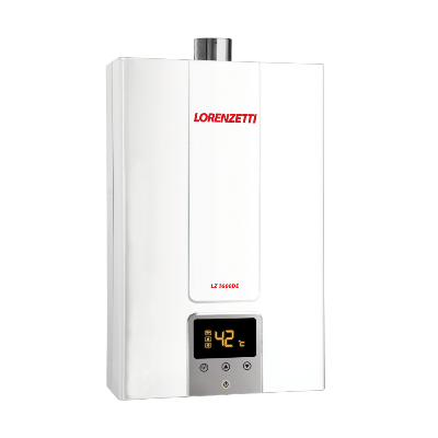AQUECEDOR DE ÁGUA A GÁS LORENZETTI  LZ 1600 DE –  15 LITROS  –  COR BRANCA – GÁS GLP