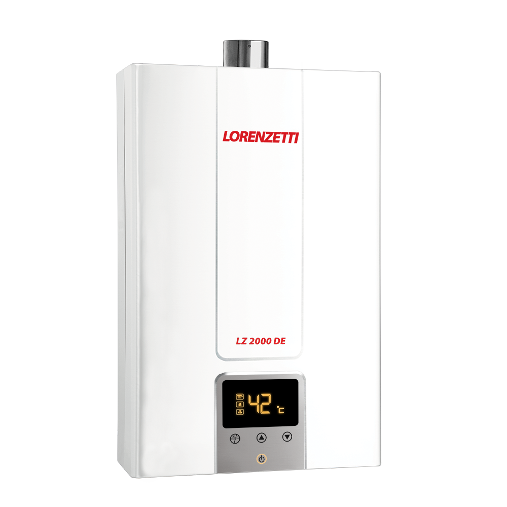 AQUECEDOR DE ÁGUA A GÁS LORENZETTI  LZ 2000 DEB –  20 LITROS  –  COR BRANCO – GÁS GN